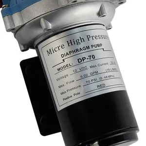 70PSI Mini High Flow High Pressure Electrical Diaphragm Pump 12v Dc Water Pump
