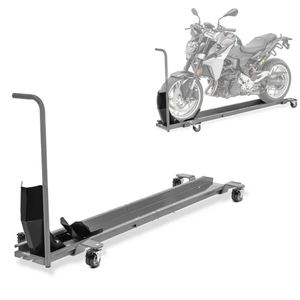 Soporte de transporte para motocicleta largo de acero plegable ajustable - Product Image 1