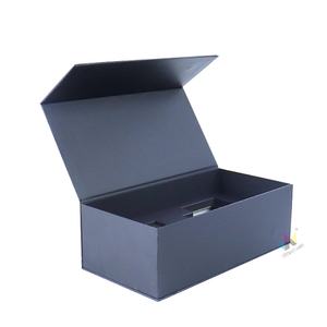 Caja de Regalo Magnética Personalizada Crown Win, Cajas de Almacenamiento Magnéticas Especiales con Bandeja de Papel Montada en EVA Negra y Laminación Mate - Product Image 6