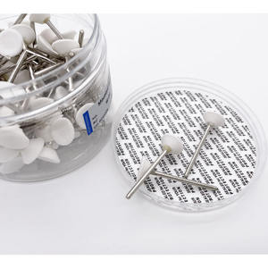 100 pezzi Per confezione W-04 13 frese in pietra dentarie bianche da laboratorio in metallo composito da laboratorio - Product Image 4
