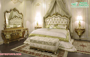 Muebles de Dormitorio Estilo Victoriano Nuevo, Muebles de Dormitorio Tallados en Madera de Alta Calidad, Juego de Dormitorio Hecho a Mano Tamaño Queen - Product Image 4