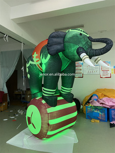 Éléphant gonflable de décoration de spectacle de cirque géant publicitaire sur le <span class=keywords><strong>tambour</strong></span> - Product Image 2