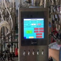 Máquina de llenado y tapado de líquidos en espray de perfume