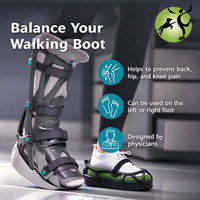 Direct usine : Équilibreur de chaussure plat réglable à scratch pour chaussures post-opératoires et correction de la marche inégale