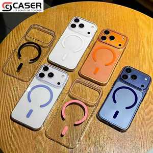 Funda Magnética Transparente Anti-amarillamiento para iPhone 14-17 Pro Max, con Carga Inalámbrica, Sensación de <span class=keywords><strong>Piel</strong></span>, Resistente a Impactos - Product Image 2