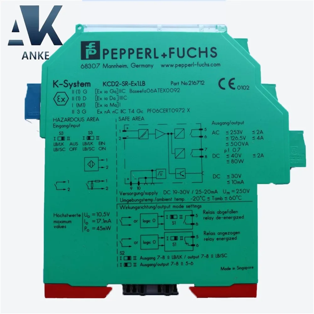Ban đầu P + f pepperl + Fuchs đại lý mới KCD2-STC-1 KCD2-STC-EX1 pepperl + Fuchs rào cản an toàn