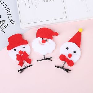 Accesorios para el Cabello con Pinza de Pico de Pato, Diseño Navideño de Muñeco de Nieve y Árbol de Navidad para Niños - Product Image 2