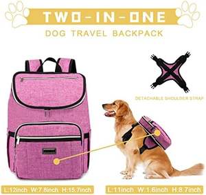Free sample <b>Dog</b> Travel Bag <b>Backpack</b>, Airline Approved <b>Dog</b> Bags for Traveling, Puppy Diaper Bag Supplies - Product Image 2