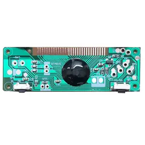 Desktop Cuaca Digital Jam Chip PCB LCD Samping Tempat Tidur Siswa Bercahaya Kelembaban Termometer Jam Alarm Papan Sirkuit PCBA