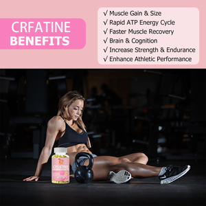 Best Selling Lemon Flavor Muscle Growth Boost Strength Gummies 5000mg Sugar Free <b>Creatine</b> Monohydrate Gummie Candy - Product Image 4
