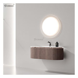 Armoire moderne en bois résistant à l'eau Offre Spéciale miroir mural LED pour salle de bain pour hôtel ou appartement-pour lavabo - Product Image 5