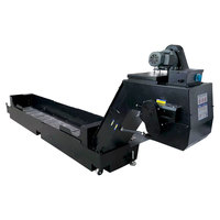Convoyeur à copeaux de type grattoir personnalisé en usine, convoyeur à bande en acier articulée pour machine-outil CNC, sur mesure