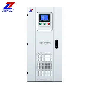 SBW-N100KVA fabricant haute puissance 380V écran LCD servomoteur triphasé AC régulateurs/stabilisateurs de tension automatiques