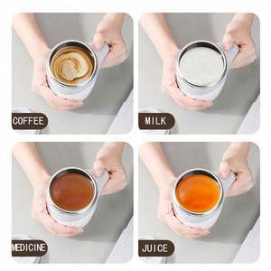 Mug à café à agitation magnétique automatique portable, rechargeable, en acier inoxydable 304, mélangeur électrique, 80 ml, écologique - Product Image 5