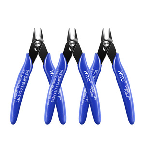 Alicates diagonales Ivite Modelo 170 de 15.5 cm de grado industrial para cortar boquillas de plástico - Product Image 2