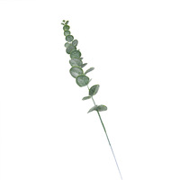 Bouquet de feuilles d'eucalyptus en soie artificielle, décoration murale florale pour accessoires de photographie de mariage - Matériaux d'arrangement de plantes vertes