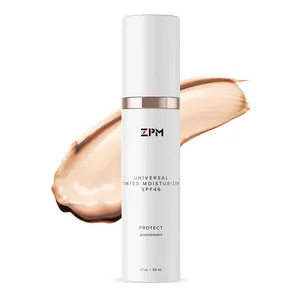 Anti-Aging Getinte Vochtinbrengende Crème Met Spf 46 Alles-In-Één Gezicht Zonnebrandcrème En Foundation Bescherming Tegen Uva En Uvb Stralen