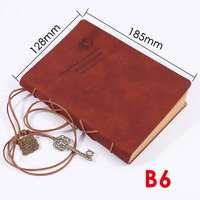 Foska papeterie A6 B6 bricolage agenda bureau bloc-notes cahier à feuilles mobiles en cuir PU cahier créatif cahier manuel cadeau