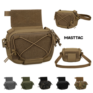 Bolsa Táctica 2 en 1 de Nailon MASSTAC MS7003, Chaleco Táctico, Kit de Transporte, Bolsa de Cintura Expandible Resistente - Product Image 2