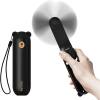 Jisulife F8 Mini Ventilateur Portable 4500 mAh avec Lampe Torche 3-en-1 et Batterie Externe Multifonctionnelle