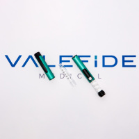 Stylo doseur réutilisable avec échelle graduée 0-60, corps en aluminium, options de couleurs bleu, noir, vert, argent, personnalisation OEM - V1