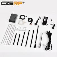 CZE-15B Mini 15W Alüminyum Alaşımlı Yayın Radyo FM Verici Kitleri TNC Konektörü 87-108Mhz Frekans Aralığı Güç Amplifikatörü
