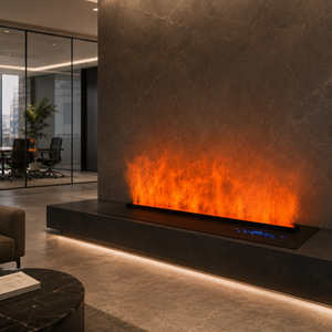 <span class=keywords><strong>Chimenea</strong></span> Eléctrica <span class=keywords><strong>con</strong></span> Vapor de Agua, Llama 3D, <span class=keywords><strong>Chimenea</strong></span> Moderna para Sala de Estar Interior, Decoración de Hogar de Lujo, Control Remoto - Product Image 1