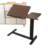 Bureau d'ordinateur personnalisé à levage pneumatique et hydraulique table de chevet pliable double face pour canapé de salon