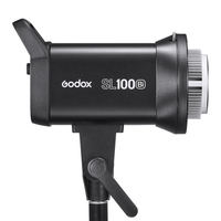 Godox luz de led para estúdio, luz de led branca amarela 100w 2800-6500k de vídeo de saída contínua com montagem de bowens