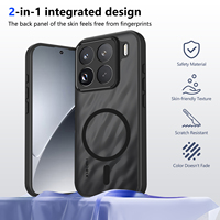 Étui magnétique OMEVE pour Xiaomi 17T Pro 15T Pro 15 14T, protection anti-chute de qualité militaire, coque de téléphone translucide mate anti-traces de doigts
