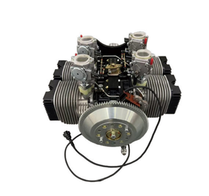Motor de Gasolina de 4 Cilindros Horizontalmente Opositos T550 de 550cc y 37kW, Aeromotor Grande para Avión RC y Paracaídas Motorizado - Product Image 1