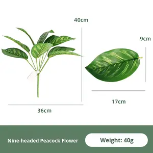 ผนังต้นไม้จำลอง ต้นไม้สีเขียว ภูมิทัศน์ หญ้า<span class=keywords><strong>เทียม</strong></span> - Product Image 4