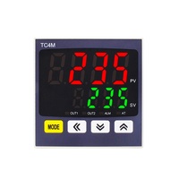 Controlador digital inteligente de temperatura PID para máquina de sellado de contenedores de alimentos, doble salida, entrada múltiple, 72x72 SSR, TC4M