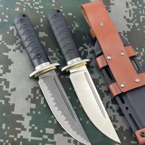 Couteau tactique japonais personnalisable de haute qualité avec lame en acier inoxydable et manche G10 pour la survie en extérieur, le camping et les projets DIY - Product Image 2