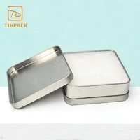 Boîte en fer blanc carrée personnalisée de qualité alimentaire pour biscuits, chocolats et emballages cadeaux – Vente en gros