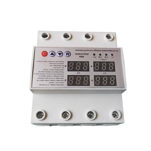 อุปกรณ์ป้องกันไฟกระชากเกินและต่ำกว่าปกติ 120 โวลต์ พร้อมระบบป้องกันกระแสเกิน 10kVA 1-80A ได้รับการรับรองมาตรฐาน CE ป้องกันไฟกระชาก 175 จูล 2P - Product Image 1