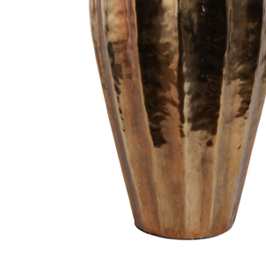 Vaso Moderno in Metallo Scanalato Alto, Decorazione d'Angolo per Soggiorno, Camera da Letto, Ufficio - Product Image 5