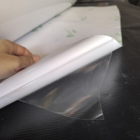 Vinyle imprimable éco-solvant haute transparence pour graphismes automobiles, vitrines et étiquettes de produits