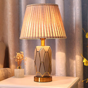 <b>Light</b> Luxury Brass LED Table Lamp-Sophisticated Minimalist Modern American-<b>Vintage</b> Design Eco-Friendly Warm White Off-White Lamp - Product Image 2