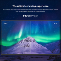 Pour Mi TV Stick 4K Version Globale, Télécommande Android TV, Prise en Charge HDR, 2 Go de RAM, 8 Go de ROM, Quad-core, Wi-Fi 5.0