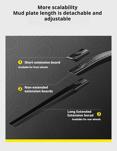 Guardabarros para Bicicleta de Carretera ENLEE EN820, Diseño Melon Cart, para Bicicleta de Gravel, Liberación Rápida, Placa de Lluvia Extendida Ajustable, <span class=keywords><strong>700C</strong></span>, Eliminación de Barro - Product Image 3