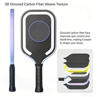 Raquette de pickleball MST thermoformée monobloc nid d'abeille 16 mm, résistance aux impacts accrue de 150 %, sensation cristalline, personnalisable OEM pour l'entraînement