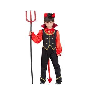 Disfraz <span class=keywords><strong>de</strong></span> Demonio para Hombre, Traje <span class=keywords><strong>de</strong></span> Diablo para Halloween con Cuernos y <span class=keywords><strong>Cola</strong></span> para Fiestas, Cosplay y Espectáculos - Product Image 3