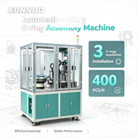 Solución Industrial Automática para el Ensamblaje de 3 Anillos Tóricos de XUNNUO, Alta Eficiencia, 3 kW, Componentes Centrales PLC