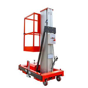 במת הרמה אנכית הידראולית מאלומיניום GTWY 6-10 מטר, פלטפורמת עבודה עם תורן יחיד - Product Image 6