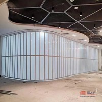 Volet roulant transparent électrique sur mesure en cristal, directement de l'usine, pour villa et usage résidentiel, anti-vent et durable