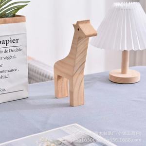 Figura de Pony de Madera, Diseño Minimalista de Madera Maciza, Decoración para el Hogar, Decoración para Sala de Estar, Paquete Individual, Estilo 1, Estilo 2, Estilo 3 - Product Image 4