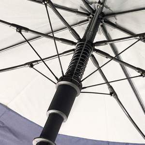 Parapluie de golf personnalisé à double auvent, ventilé, ouverture automatique, grande taille, coupe-vent, design élégant, pour restaurants, 130 cm, 8 baleines - Product Image 2