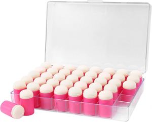 Set <span class=keywords><strong>di</strong></span> 40 Spugne Rosa Riutilizzabili e Durevoli per Pittura a Dita, Ideali per Arte Murale, Giardinaggio, <span class=keywords><strong>Disegno</strong></span> e Creazione <span class=keywords><strong>di</strong></span> Biglietti - Product Image 4