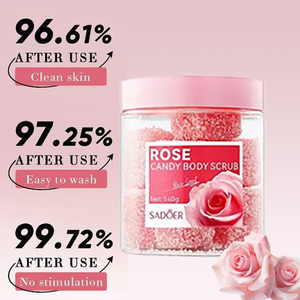 Nouveau gommage corporel au <span class=keywords><strong>sucre</strong></span>, exfolie en douceur pour améliorer la peau sèche, gommage corporel nourrissant biologique à la rose, à la lavande <span class=keywords><strong>et</strong></span> à l'avocat - Product Image 2